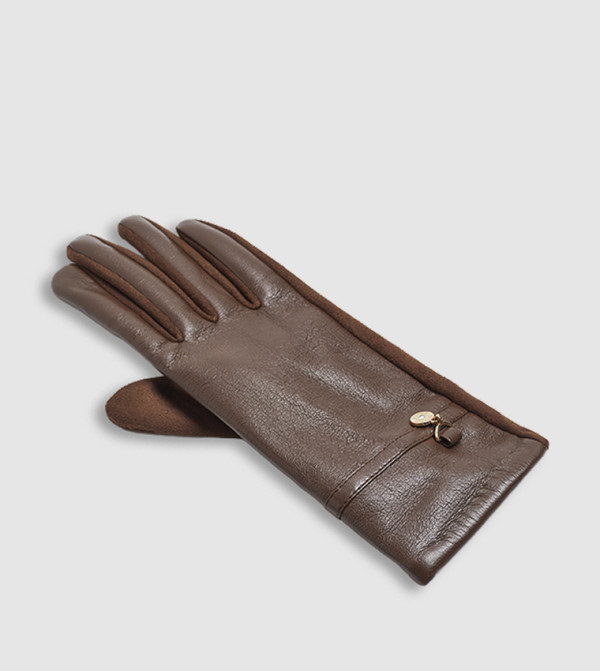 أر آند بي  منتجات جلدية - بني  Leather
