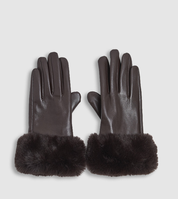 أر آند بي  منتجات جلدية - بني  Leather