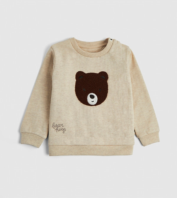 R&B  Sweatshirts - Beige Sweatshirts