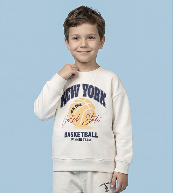 R&B  Sweatshirts - Ivory Sweatshirts