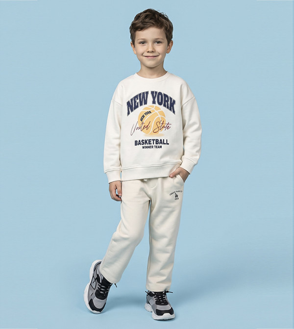 R&B  Sweatshirts - Ivory Sweatshirts