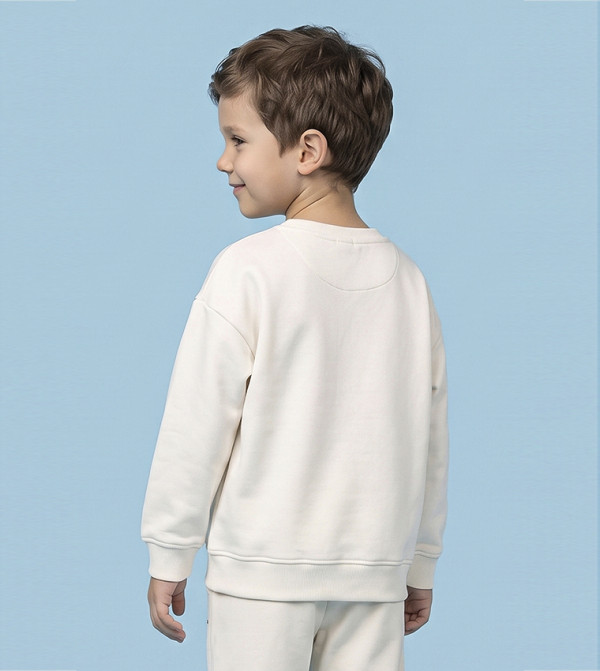 R&B  Sweatshirts - Ivory Sweatshirts