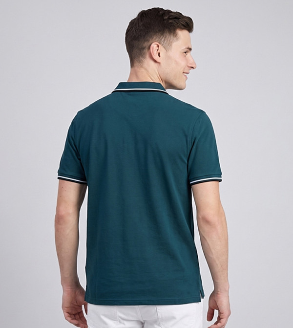 R&B R&B - Teal Polo T-shirts