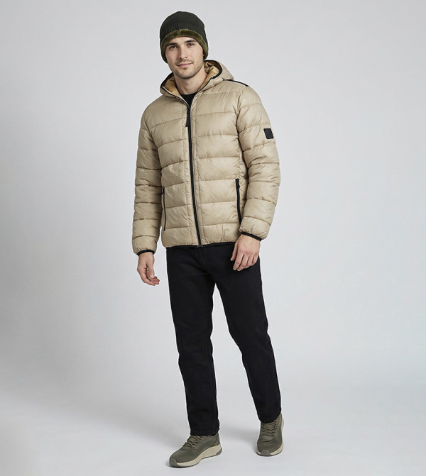 أر آند بي  جاكيتات منفوخة  - بيج Puffer Jackets