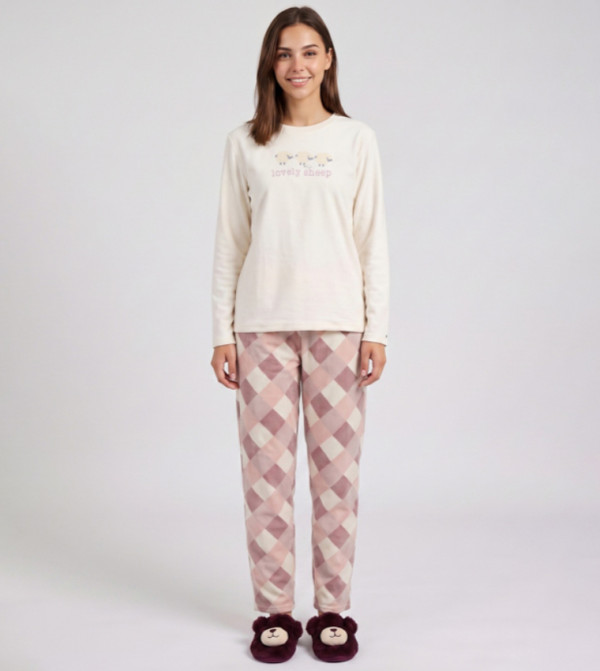 أر آند بي أطقم بيجاما - وردي Pyjama Set