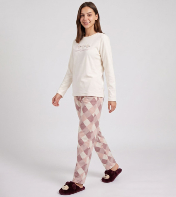 أر آند بي أطقم بيجاما - وردي Pyjama Set