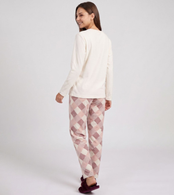 أر آند بي أطقم بيجاما - وردي Pyjama Set