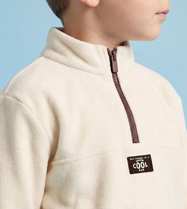 R&B  Sweatshirts - Ivory Sweatshirts