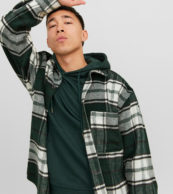 Jack & Jones Jack & Jones - Green Casual Shirts