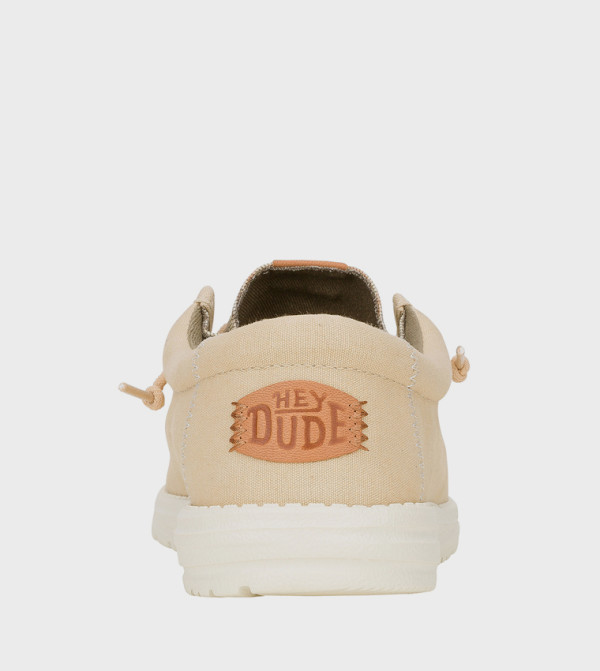 HEY DUDE  resort-vacation-sets - Beige Casual Slip-ons