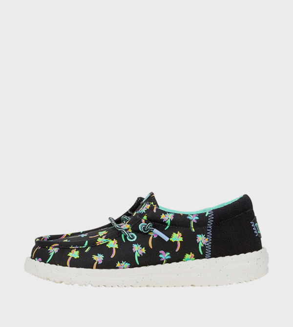 HEY DUDE  resort-vacation-sets - Black Casual Slip-On's