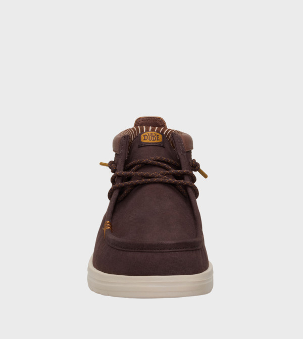 HEY DUDE  resort-vacation-sets - Brown Casual Slip-ons
