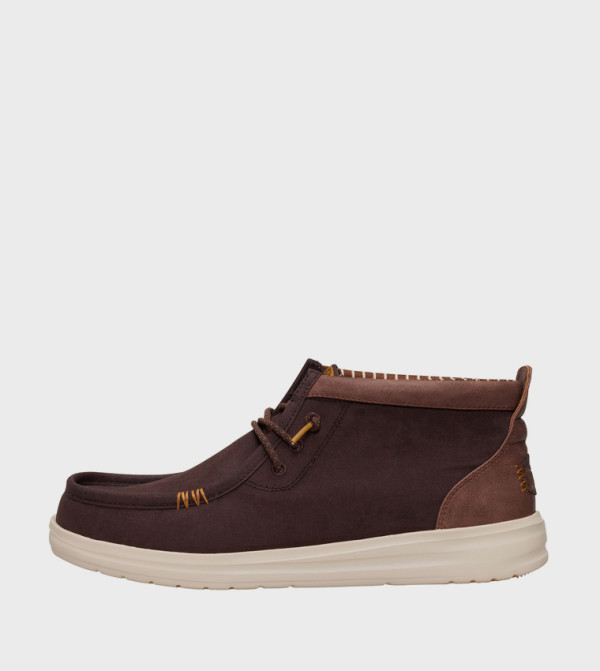 HEY DUDE  resort-vacation-sets - Brown Casual Slip-ons