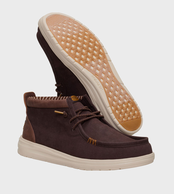 HEY DUDE  resort-vacation-sets - Brown Casual Slip-ons