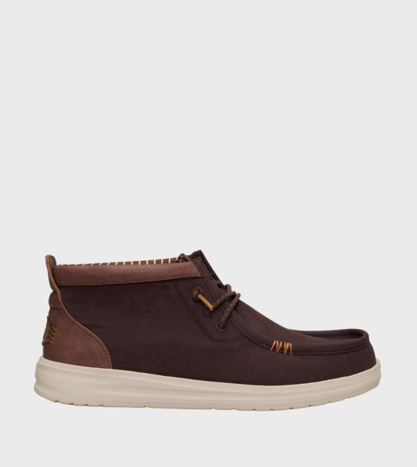 HEY DUDE  resort-vacation-sets - Brown Casual Slip-ons