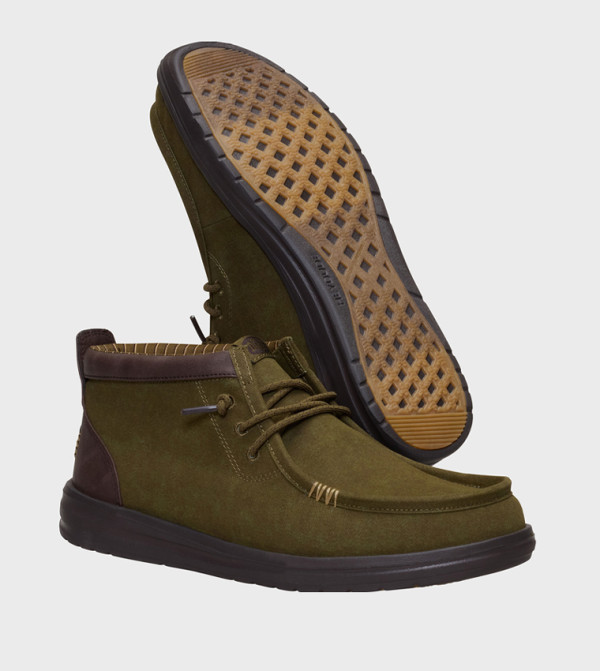 HEY DUDE  resort-vacation-sets - Brown Casual Slip-ons