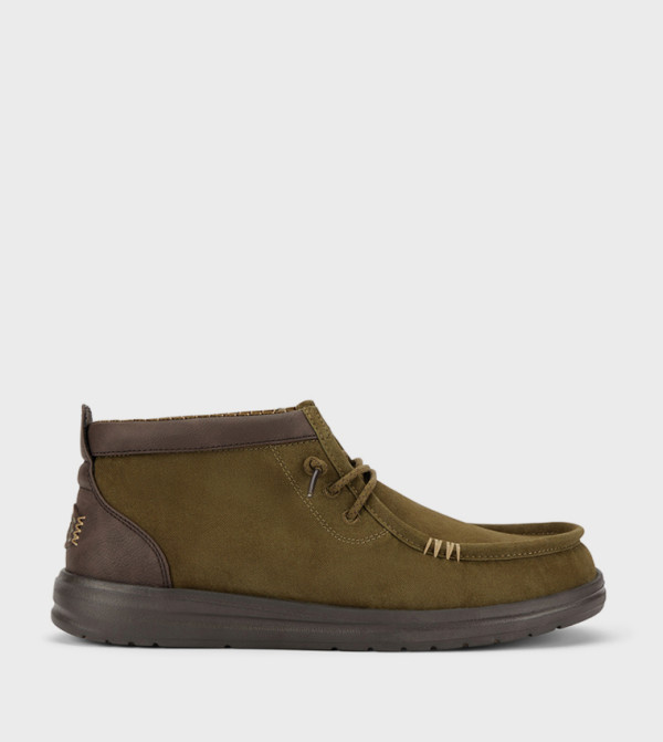 HEY DUDE  resort-vacation-sets - Brown Casual Slip-ons