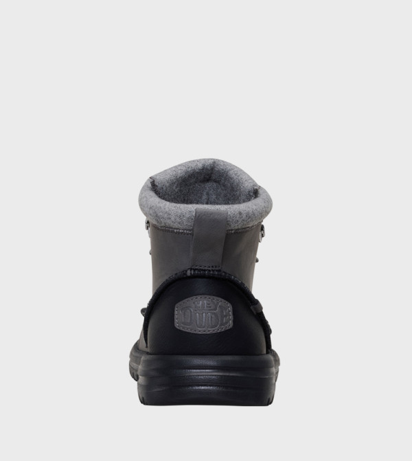 HEY DUDE  Boots - Grey Lace up Boots