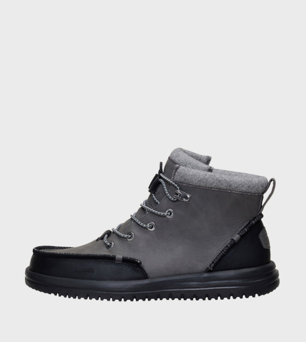 HEY DUDE  Boots - Grey Lace up Boots