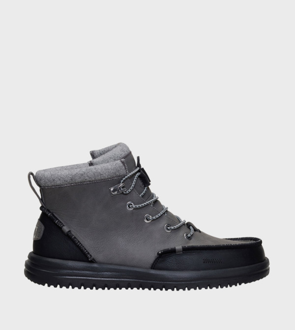 HEY DUDE  Boots - Grey Lace up Boots