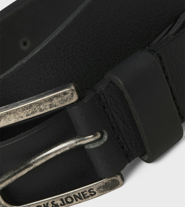 Jack & Jones Jack & Jones - Black Leather Belts