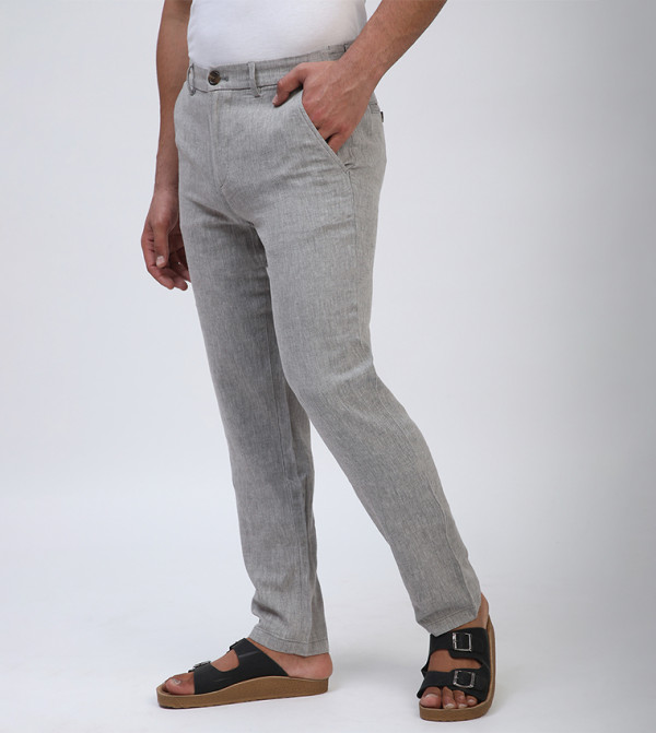 Beverly Hills Polo Club  Pants & Chinos - Grey Casual Pants