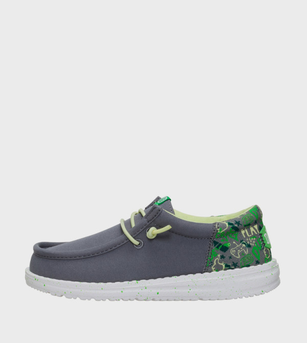 HEY DUDE  resort-vacation-sets - Grey Casual Slip-On's