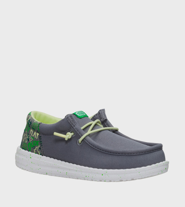 HEY DUDE  resort-vacation-sets - Grey Casual Slip-On's