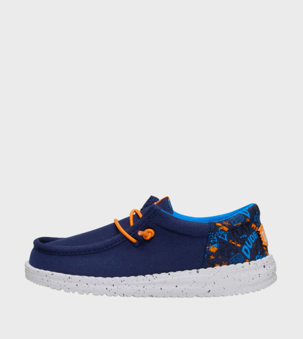 HEY DUDE  resort-vacation-sets - Blue Casual Slip-On's