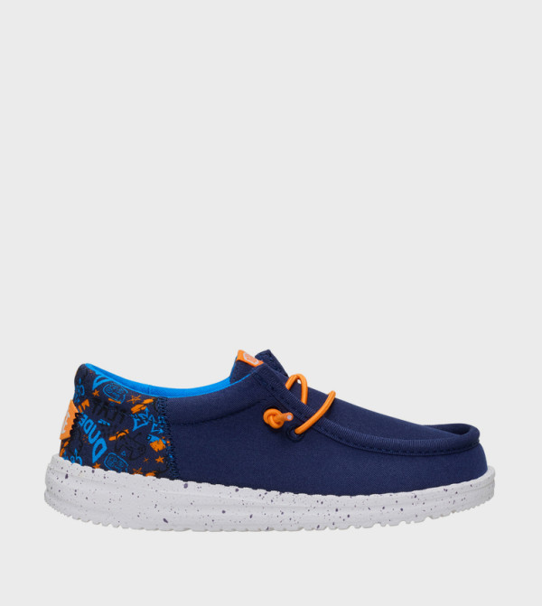 HEY DUDE  resort-vacation-sets - Blue Casual Slip-On's