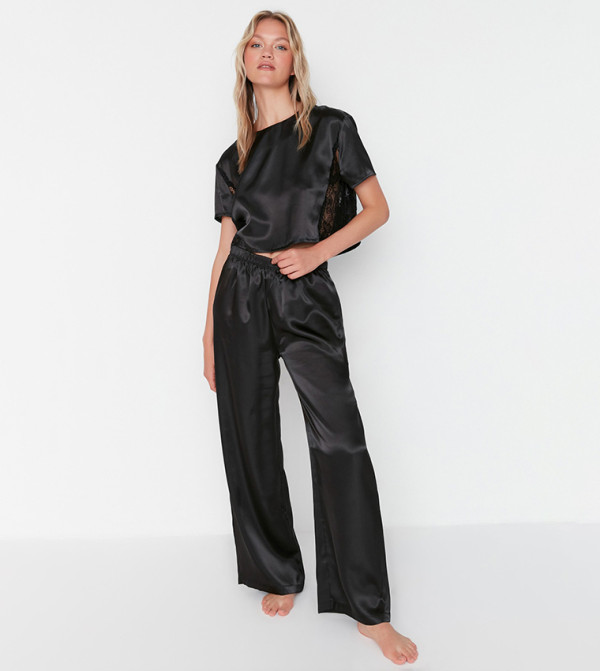 Trendyol Trendyol  - Black Nightsuits/Pyjama Set