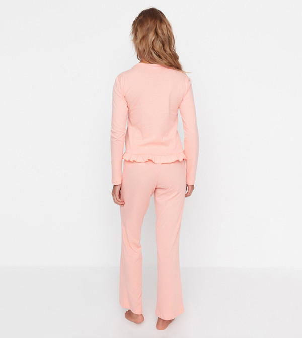 Trendyol Trendyol  - Peach Nightsuits/Pyjama Set