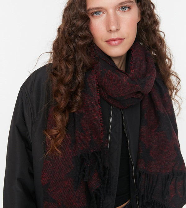 Trendyol Trendyol  - Burgundy Knitted Scarves