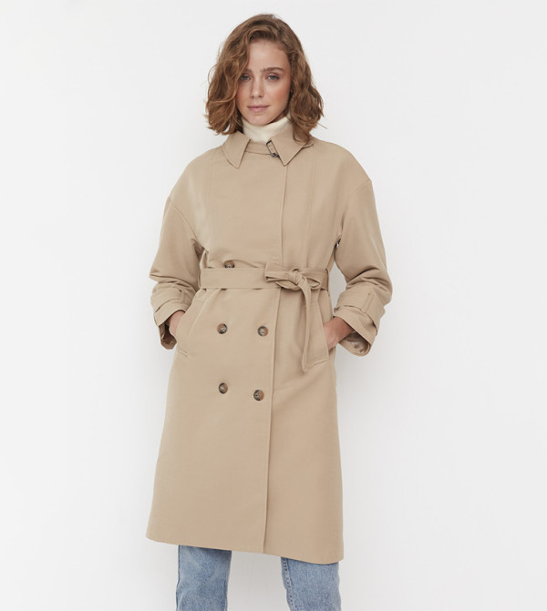 Trendyol Trendyol  - Beige Casual Jackets