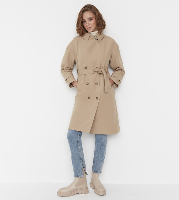 Trendyol Trendyol  - Beige Casual Jackets