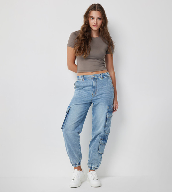Ardene  Slim Fit Jeans - Blue Slim Fit Jeans
