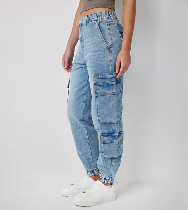 Ardene  Slim Fit Jeans - Blue Slim Fit Jeans