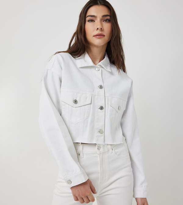 Ardene Marks & Spencer - White Denim Jackets