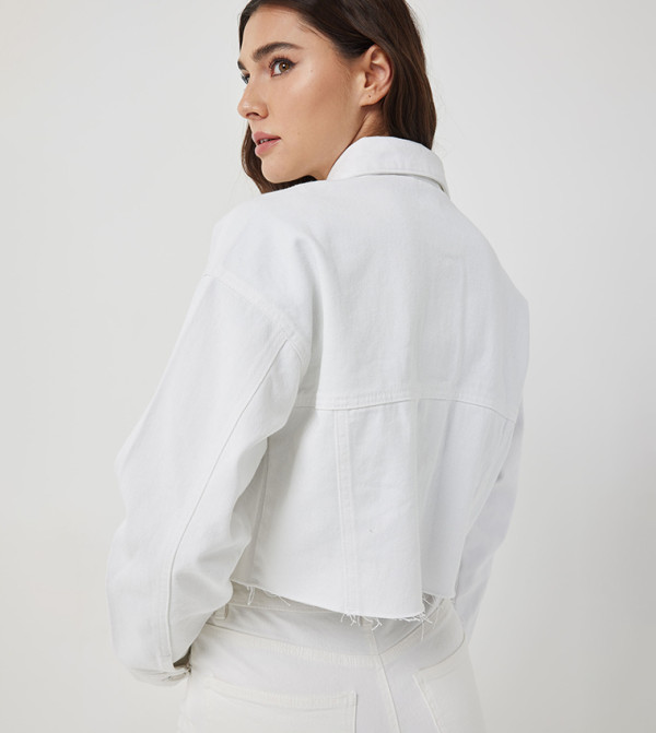 Ardene Marks & Spencer - White Denim Jackets