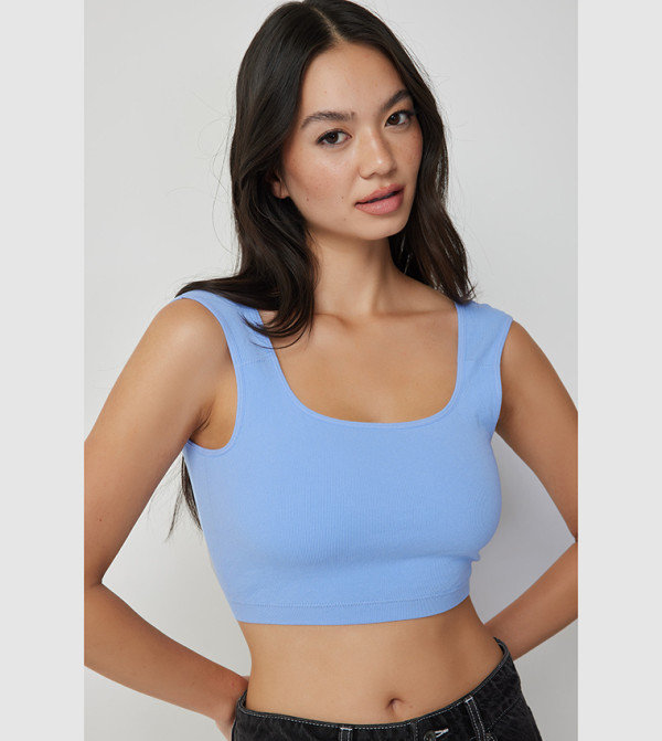 Ardene  Clothing - Blue Sleeveless Tops