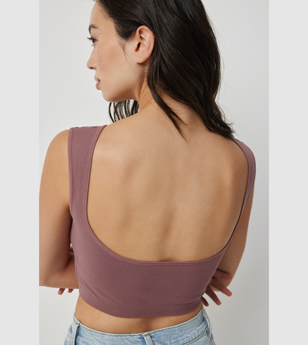 Ardene  Clothing - Mauve Sleeveless Tops