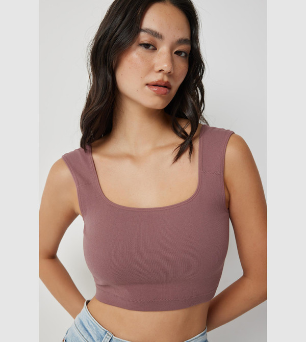 Ardene  Clothing - Mauve Sleeveless Tops