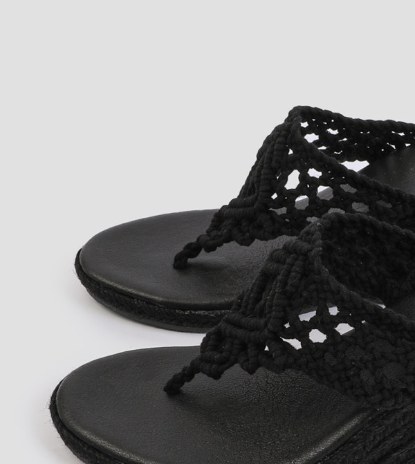 Ardene Wedges - Black Wedges