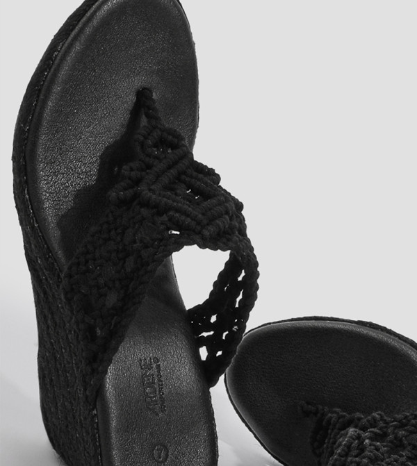 Ardene Wedges - Black Wedges