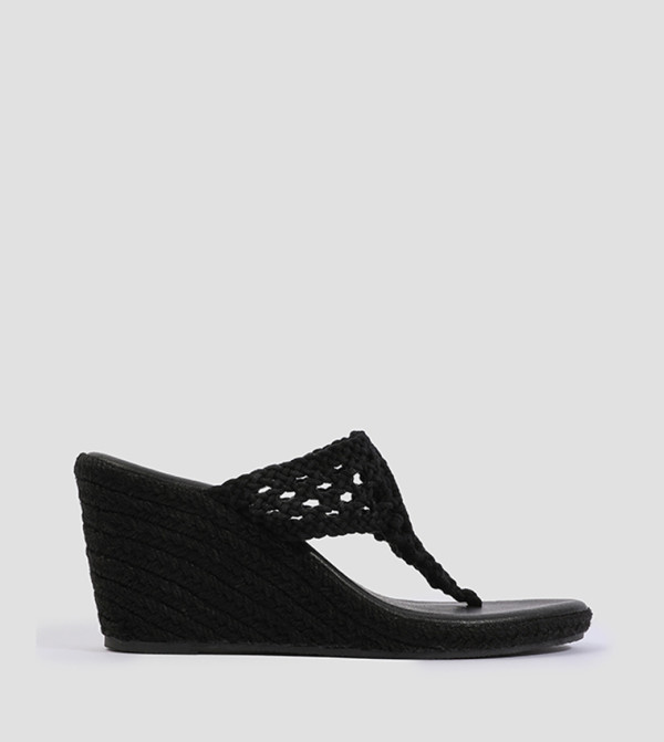 Ardene Wedges - Black Wedges