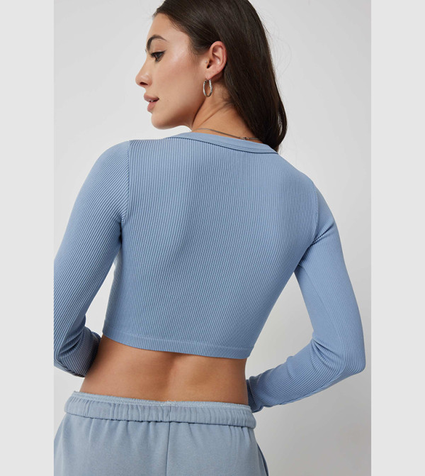 Ardene Cropped Tops - Blue Cropped Tops