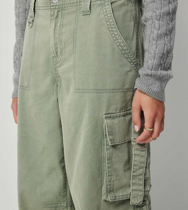 Ardene  Cargos - Light Green Cargos