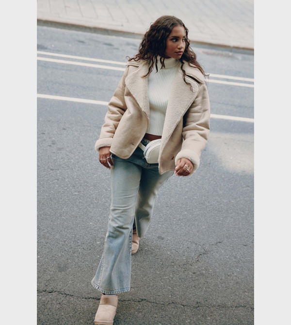 اردين  بناطيل جينز - أزرق فاتح Wide Leg Jeans