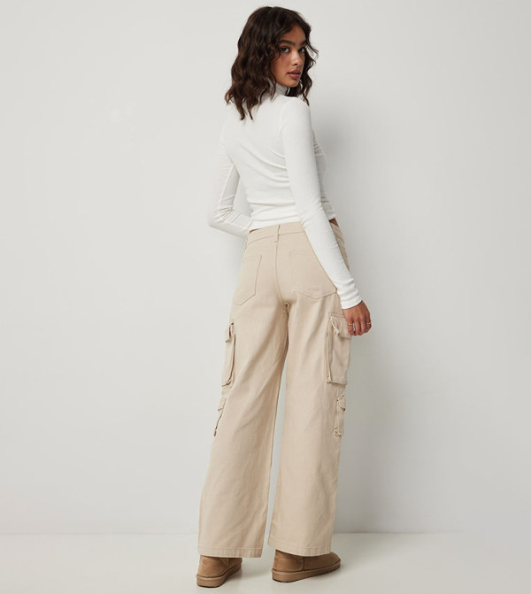 Ardene  Cargos - Beige Cargos