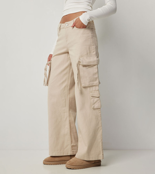 Ardene  Cargos - Beige Cargos